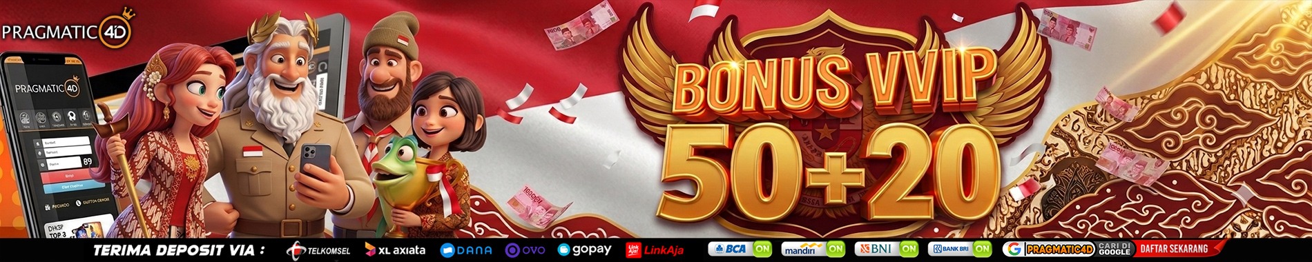 BONUS VVIP QRIS HUT RI